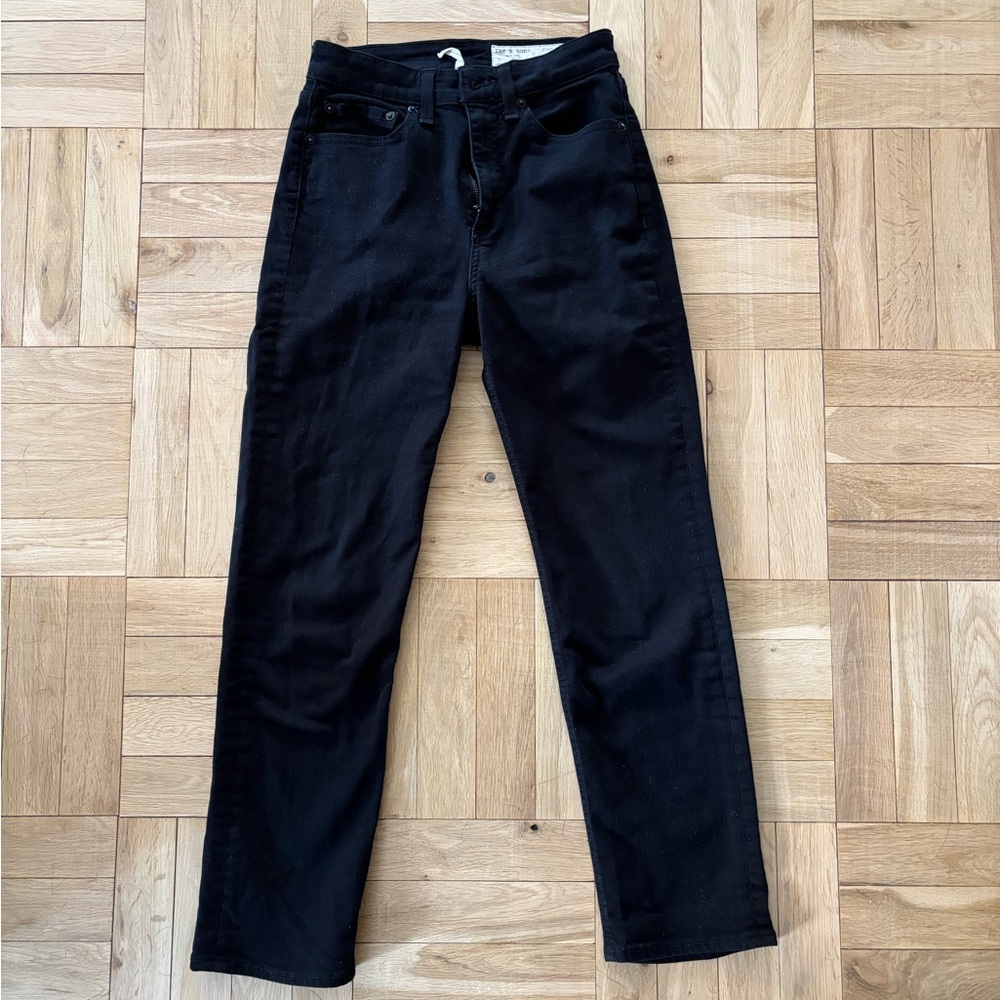 rag & bone Black cropped Jeans